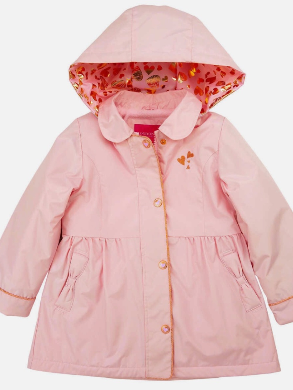London Fog, Hooded Jacket, Pink, Size 3T
